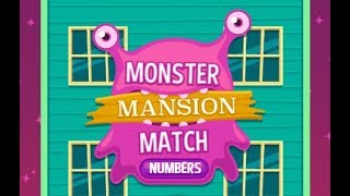 Monster Mansion  Number Match Game Play  Crazy Game Zone [upl. by Bouzoun]