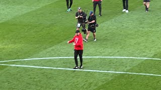 JURGEN KLOPP’S FINAL FIST PUMPS AT ANFIELD AS HE BIDS FAREWELL TO LIVERPOOL [upl. by Assiron]