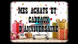 Mes Achats Coloriage dAoût  Cadeaux dAnniversaire [upl. by Can]