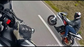 R1 Crossplane  Wheelies  RACE  FLYBY  Twisties  Rear View pure Sound [upl. by Stoeber278]