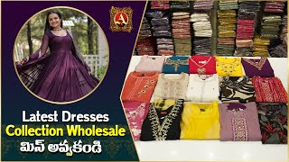 Latest Wholesale Dress amp Tops Collection at Arbaz Textiles Biggest Sarees Wholesaler in Hyderabad [upl. by Nawk256]