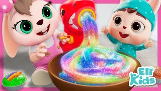 Slime Playing Fun  Eli Kids Songs amp Cartoons [upl. by Evanne]