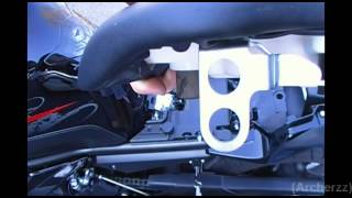 2012 FZ6R  How to Adjust Rider Seat Height [upl. by Mcgruter]