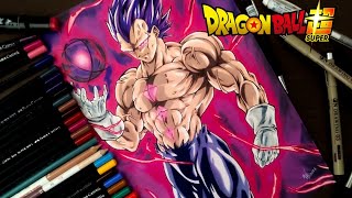 Drawing VEGETA Hakaishin  Dragon Ball Super [upl. by Hgielac580]