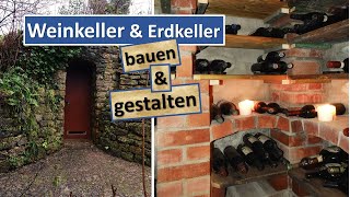 🍷Weinkeller Erdkeller bauen und gestalten [upl. by Behlau401]