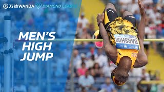 Mutaz Essa Barshim wins thrilling high jump battle in Silesia  Wanda Diamond League 2023 [upl. by Kirad]