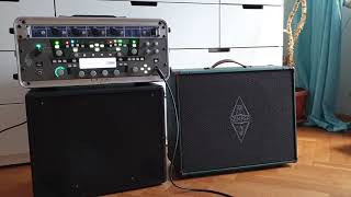 Matrix Q12 passive PA cab vs Kemper Kabinet [upl. by Lenrad311]