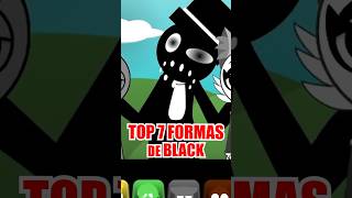 TODAS las FORMAS del SOMBRERO BLACK de SPRUNKI INCREDIBOX 👑 [upl. by Efren419]