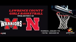 Mohawk Warriors vs Neshannock Lancers  Girls Basketball  WPIAL Sec 13A  Jan 11 2024 [upl. by Dahlia]