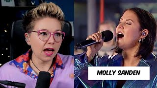 Molly Sandén  Husavik  Vocal Coach Reaction and Analysis [upl. by Biddick]