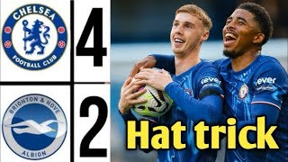 🥶COLE PALMERS MAGIC  HatTrick Hero in Chelseas Thrilling 42 Victory [upl. by Nairdad]