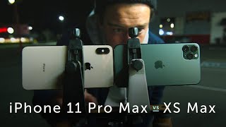 iPhone 11 Pro Max vs iPhone Xs Max vs iPhone 11  Camera Test [upl. by Gnidleif195]