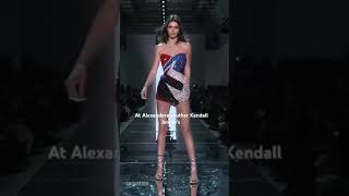 Kendall Jenners walk in run way at Alexander venutgererunwaymodelkendalljennercatwalk [upl. by Aved]