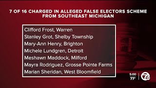 Michigan Attorney Generals office charges 16 with felonies in false electors plan [upl. by Silloh]