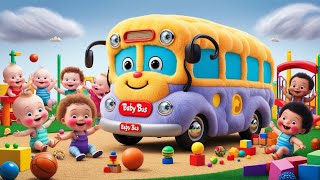 Wheel On The Bus l Baby Bus Rhymes l Nursery Rhymes amp Kids Songs l English Cartoon l Hindi cartoon [upl. by Anilave105]