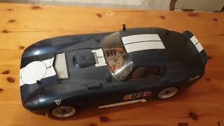 Shelby Cobra Daytona kyosho spider GP RC 110 Nitro race car Verbrenner Rennwagen unboxing reparatur [upl. by Eiramlatsyrc]