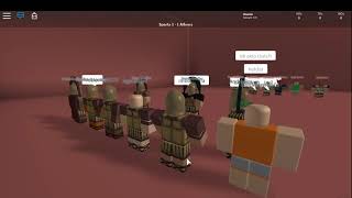 ROBLOX  GLORIOUS SPARTAN VICTORY OVER THE ATHENIANS [upl. by Lorn398]