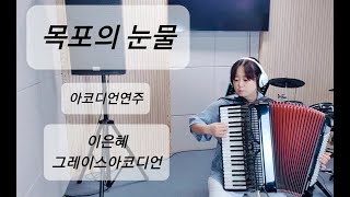 목포의 눈물 아코디언연주 옛날가요트로트 인천부평아코디언 Accordion music Polverini [upl. by Crowns]