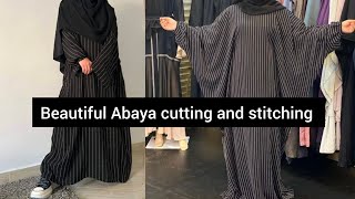 Latest Abaya cutting and stitching step by step Abaya cutting and stitching abaya design [upl. by Seagraves878]