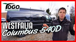 ❤️AUTARK KOMPAKT amp MODERN❤️ Westfalia Columbus 540  2021  TOGO REISEMOBILE Kastenwagen Wohnmobil [upl. by Christye]