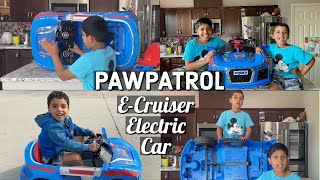 Paw Patrol ECruiser Electric Car Unboxing  Assembly and First Ride [upl. by Paddie]