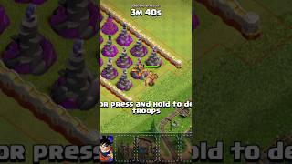 KING VS ALL LEVELS WIZARDS TOWER  CLASH OF CLANS  clashofclans shorts youtube trending [upl. by Enahpad]