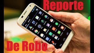 Como utilizar un celular con Reporte de ROBO [upl. by Tergram]