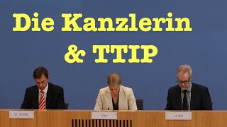 Hat die Kanzlerin Einblick bei TTIP Wie steht sie zu Schiedsgerichten [upl. by Helali]