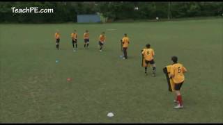 Spin and Offload  Basic Rugby Drill [upl. by Derej556]