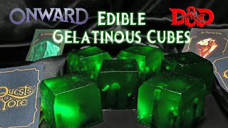 Gelatinous Cube  Edible  Onward  Dungeons and Dragons  Jello Jigglers Gelatinous Cube [upl. by Analad]