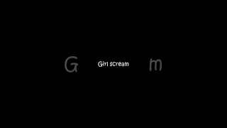 Girl screaming sound effect soundeffects sound [upl. by Asiar782]