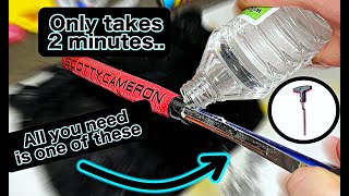 How to REMOVE your own golf club grips at home WITHOUT CUTTING them [upl. by Otrebliw]