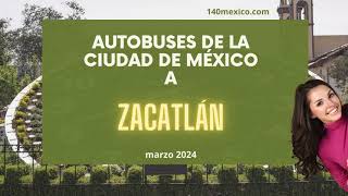 Autobuses México  Zacatlán  horarios y precios marzo 2024 [upl. by Hajed]