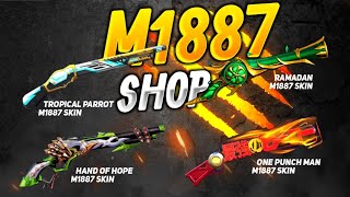 Tropical Parrot M1887 Return  M1887 New Skin New m1887 Skin free fire  Free Fire New Event [upl. by Vaish]