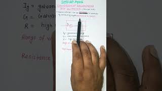 Conversion of Galvanometer into Voltmeter class12physics cbse neet iitjeeshort magnetism [upl. by Eseerehs]