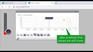 WinCC Unified V16 display Historical data in a trend on a Unified Comfort Panel [upl. by Hunsinger]