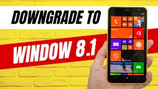 Method 2 Windows phone internals Downgrade from Windows 10 to 8 or 81  Lumia 1020  Nokia [upl. by Elwee]