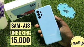 Samsung A13 Unboxing and review in tamil  Best 📸 phone In Offline தமிழ் [upl. by Lindemann]