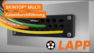 SKINTOP® MULTI Kabeldurchführung  Produktanimation [upl. by Anuaek]