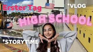 ERSTER SCHULTAG an HIGH SCHOOL in AMERIKA  Auslandsjahr 2223 [upl. by Nywg]