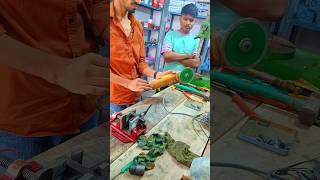 Grinder repairing💯✅👍 diamondpowertools machine construction woodworking diy grinderrepair [upl. by Hershel]