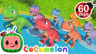 CoComelon  10 Little Dinos  Kids Fun amp Educational Cartoons  Moonbug Play and Learn [upl. by Jessabell]