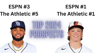 Top 10 MLB prospects for 2024 according to ESPN and The Athletic [upl. by Egon]