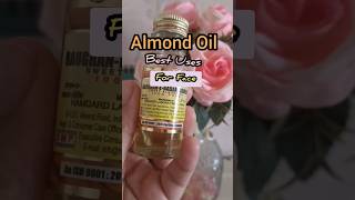 Best Almond Oil uses for face shortsviral shortsfeed [upl. by Ayahsal]