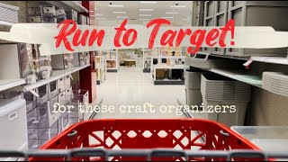 Embroidery amp Craft Storage  Come to Target with me  Stitch amp Shop with wildboho [upl. by Seabrook]