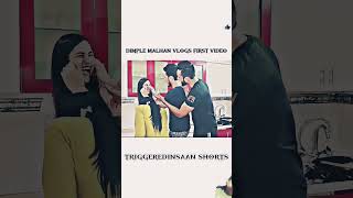 Dimple malhan first volg ytshortsdimplemalhanvlogs love dimplemalhan explore youtubeshorts [upl. by Allanson]