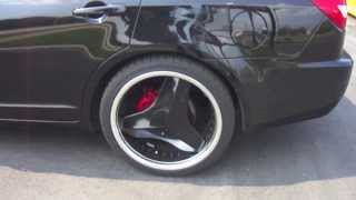 HILLYARD CUSTOM RIMampTIRE 3 BLADE RIMS CHOPPIN ON LINCOLN MKZ BLADE RIMS [upl. by Perlie]