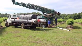 How a Water Well is Drilled Setting Up To Drill A Well [upl. by Eitsirc]