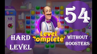 Homescapes Level 54  19 moves 2022 HD solution of Level 54 HomescapesNo Boosters [upl. by Ludovico]