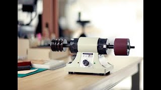 Leather burnishing machine [upl. by Radnaskela]